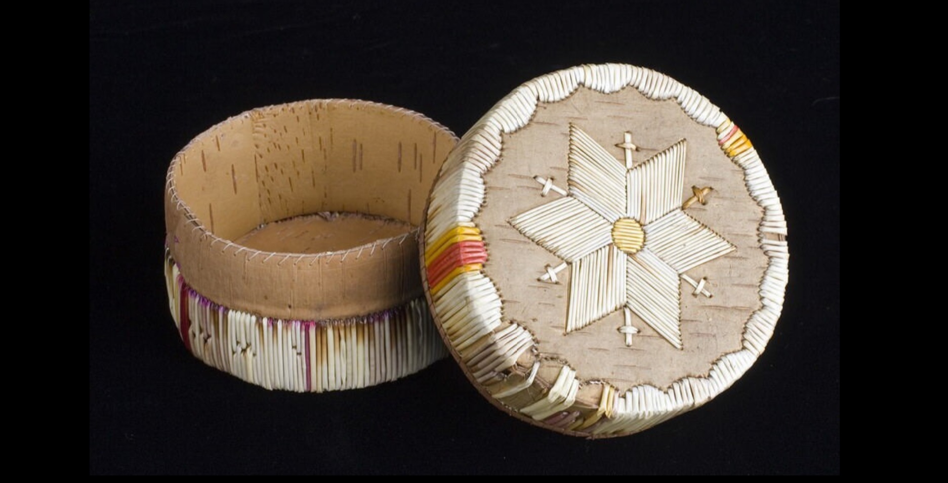 Anishinaabe Birchbark Box,