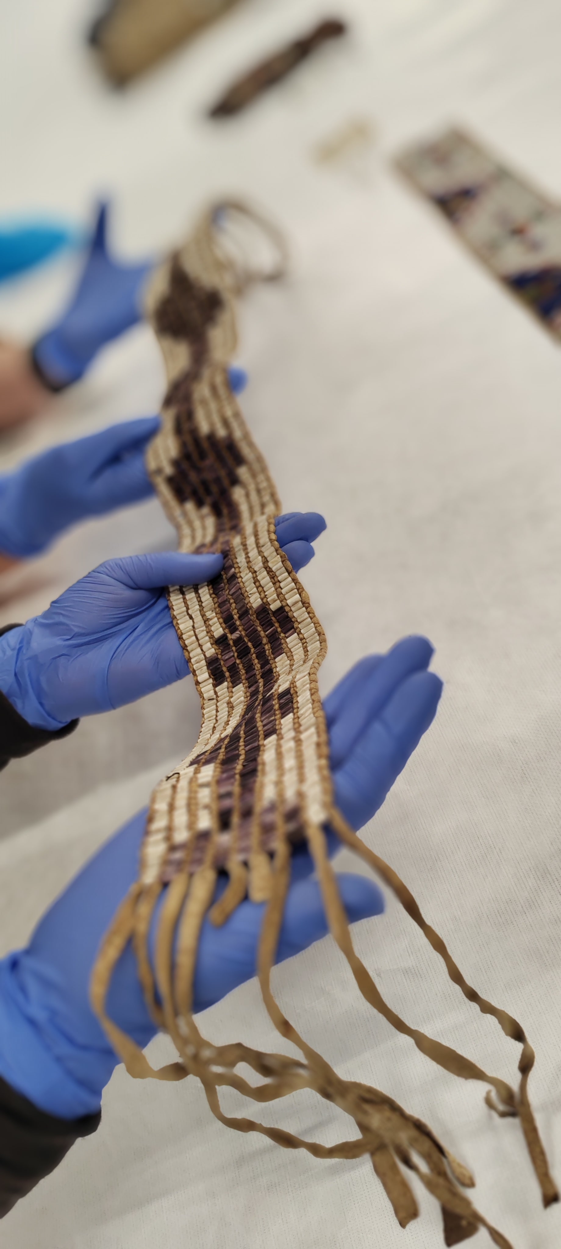 Wampum belt, 1700-1800. Object no. RV-364-1.