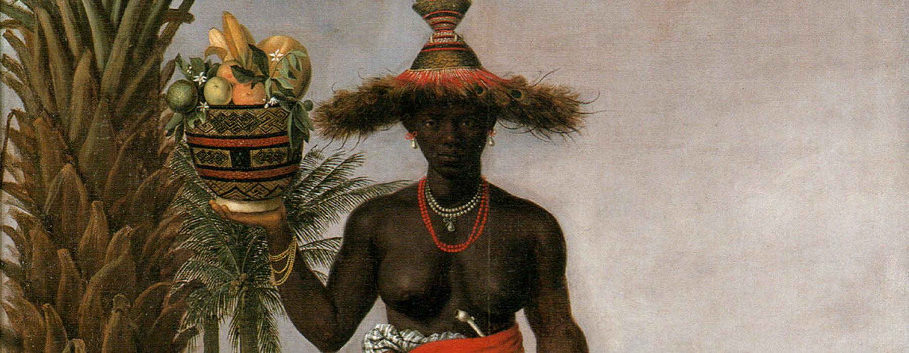 Albert Eckhout, African Woman and Child, 1641, oil on canvas, National Museum of Denmark.  